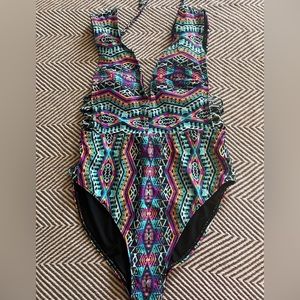 One piece bathing suit